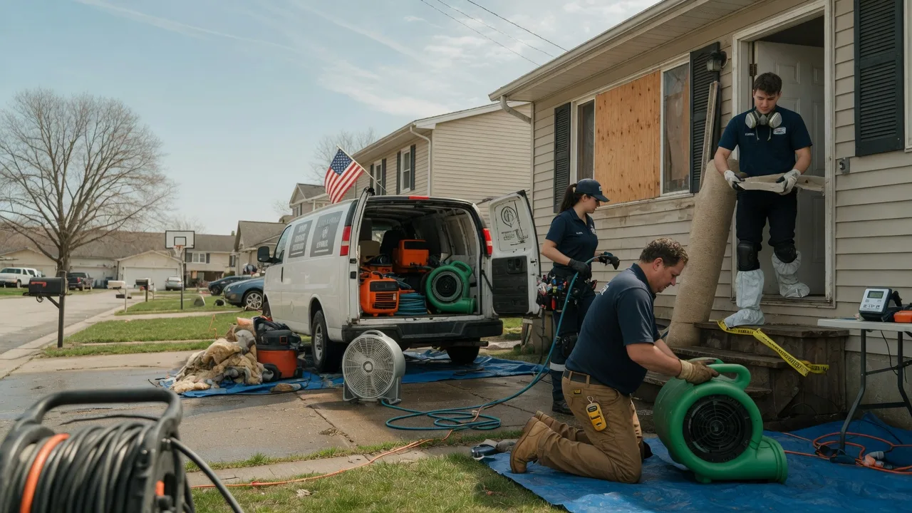 Water Damage Restoration in Louisiana near me